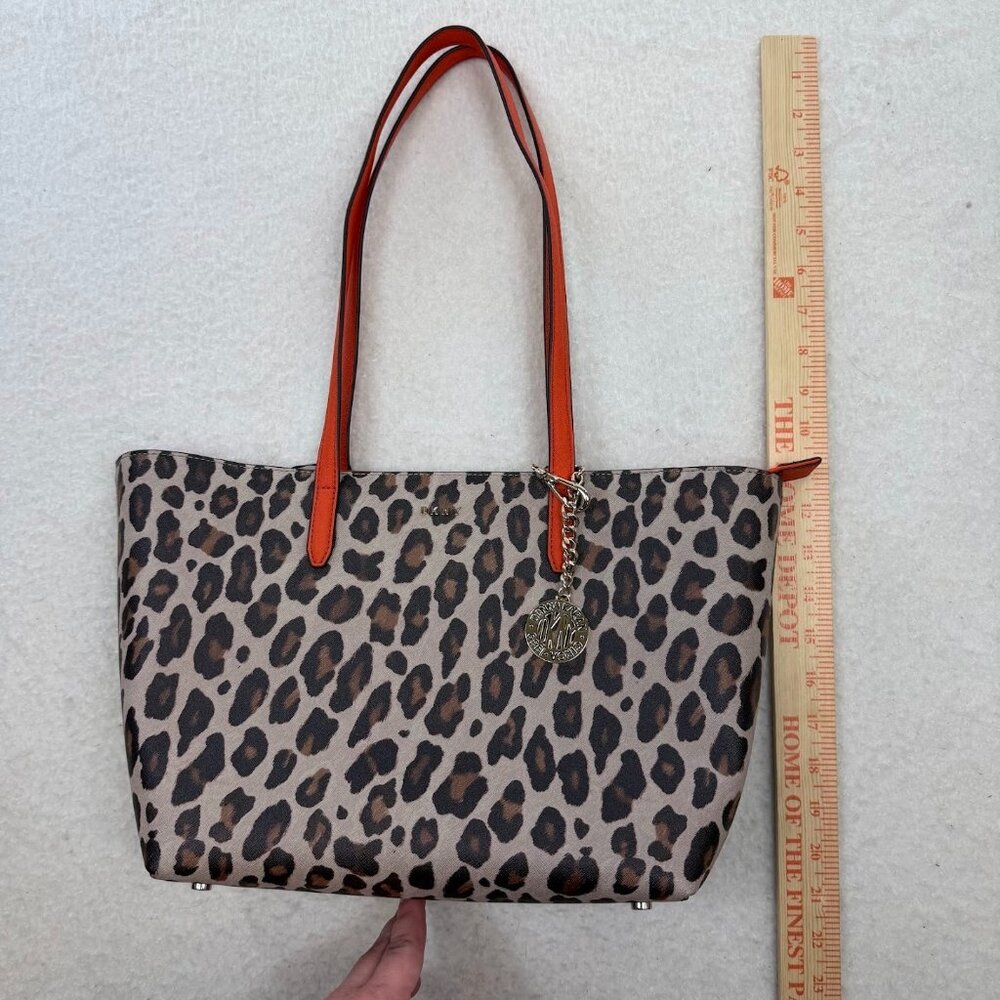 New DKNY Tote Bag Purse Bryant Park LG Leo R14AQQ87 Cheetah Leopard Animal Print - Picture 7 of 7